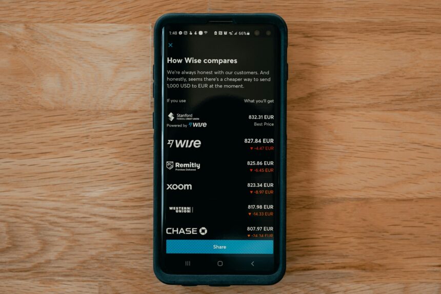 black android smartphone on brown wooden table